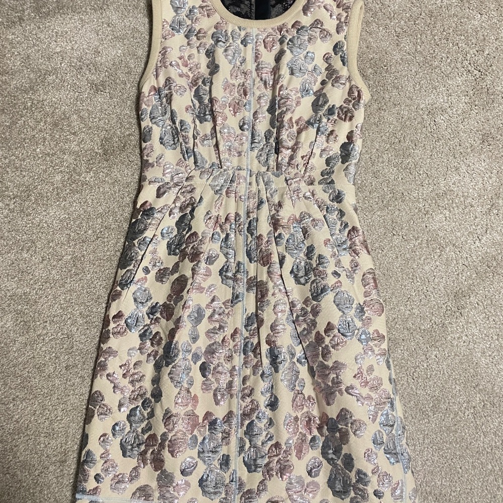 Marc Jacobs Cream and Pink Floral Dress